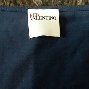 Red Valentino blue dress size XL runs L